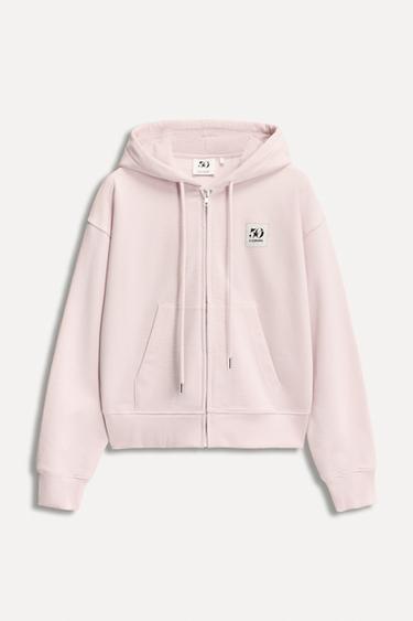 50. YIL DÖNÜMÜ YAMALI KAPÜŞONLU SWEATSHIRT