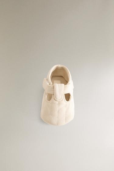 SANDAL-STYLE BOOTIES - Ecru White by Zara - Image 4