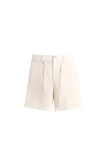 DRAWSTRING BERMUDA SHORTS