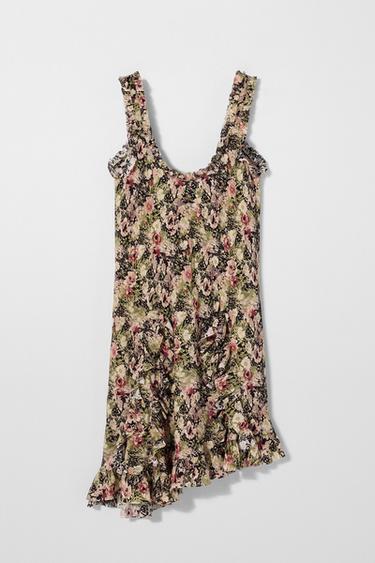 Zara SILK PRINT DRESS KATE MOSS X ZARA - Printed