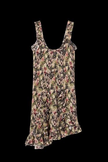 SILK PRINT DRESS KATE MOSS X ZARA - Printed by Zara