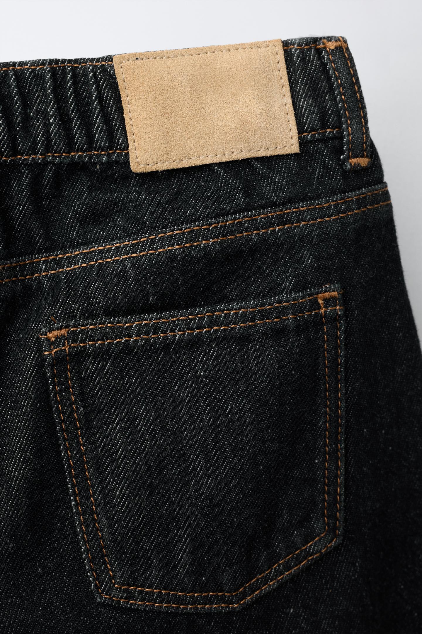 Детские джинсы Zara Tapered, цвет: Чёрный — фото 5