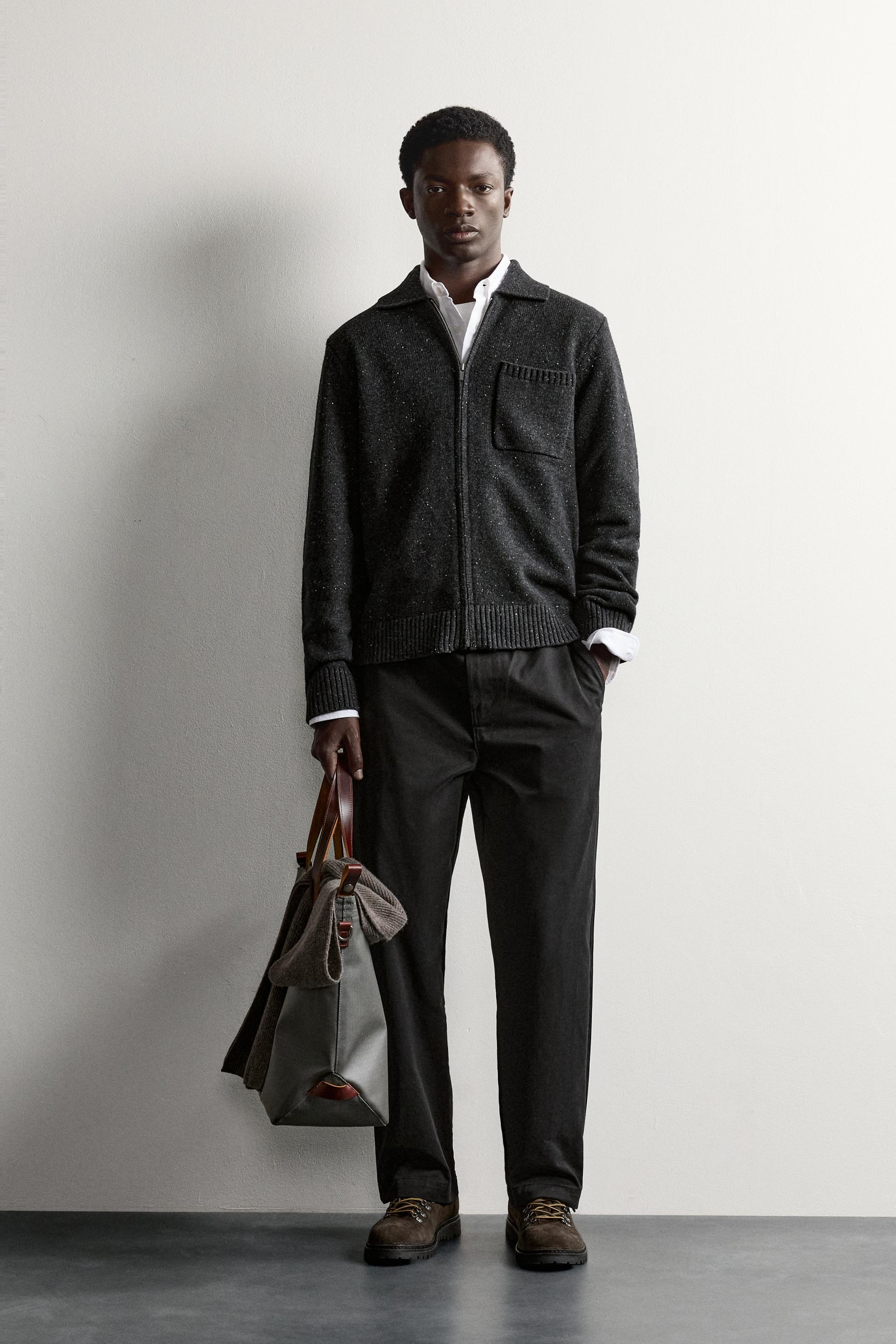 GILET EN MAILLE ZIPPÉ