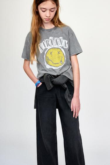 NIRVANA ® PRINT T-SHIRT - Grey by Zara