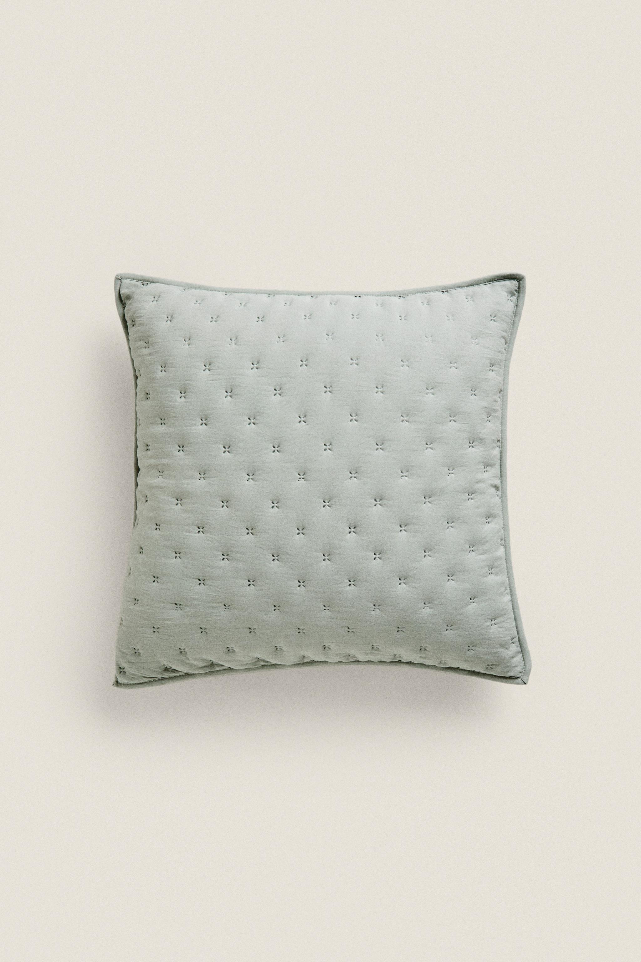 Mint green shop throw pillow