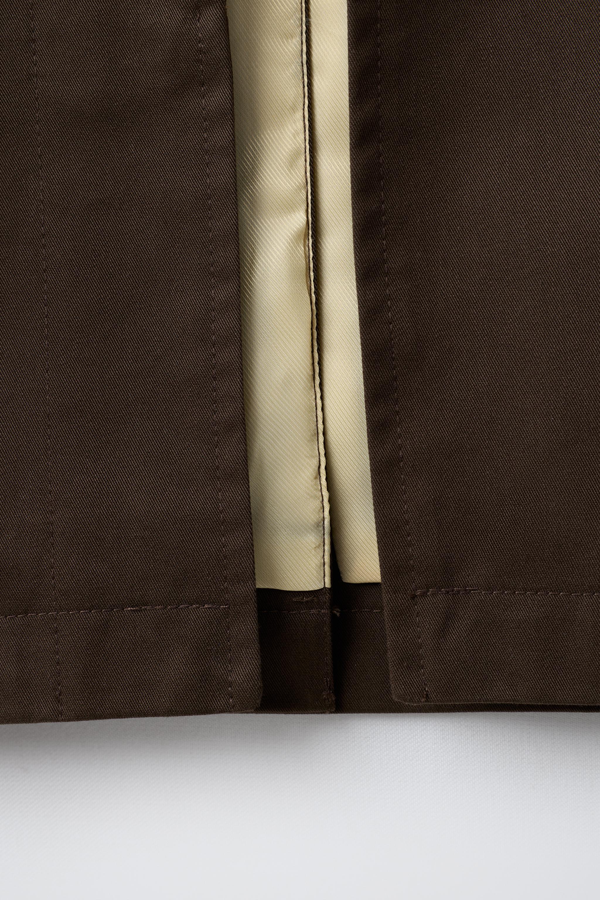 RAGLAN SLEEVE TRENCH COAT