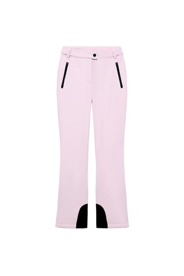 RECCO® 테크놀로지 플레어 워터프루프 방풍 스키 팬츠 - Zara 로즈핑크