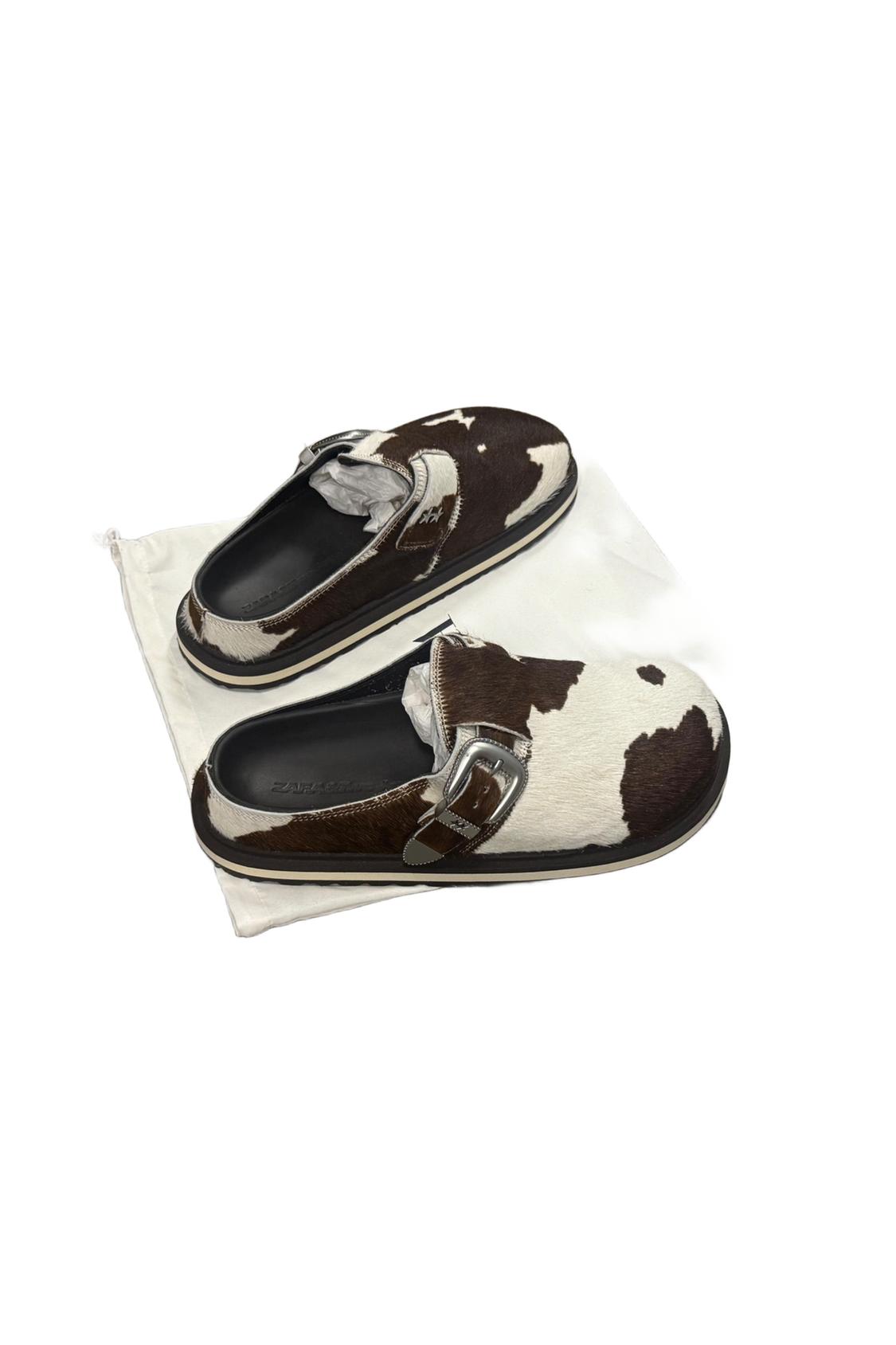 TWO JAYS COWHIDE LEATHER CLOGS SIZE 10 NEW - Image 6