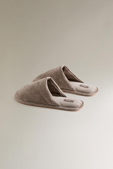 VELVET MULE SLIPPERS - Brown by Zara - Image 3