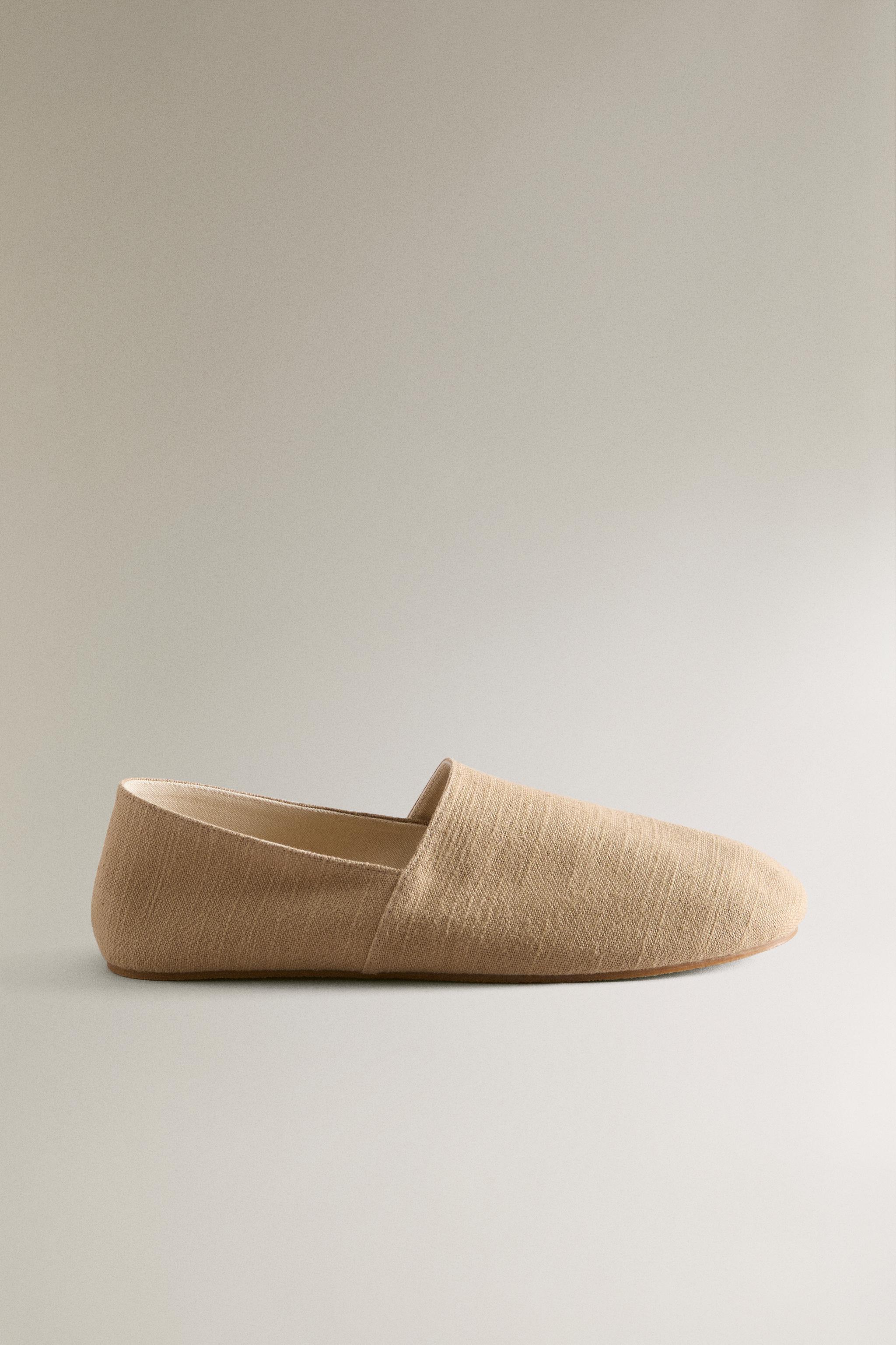 FABRIC MOROCCAN SLIPPERS