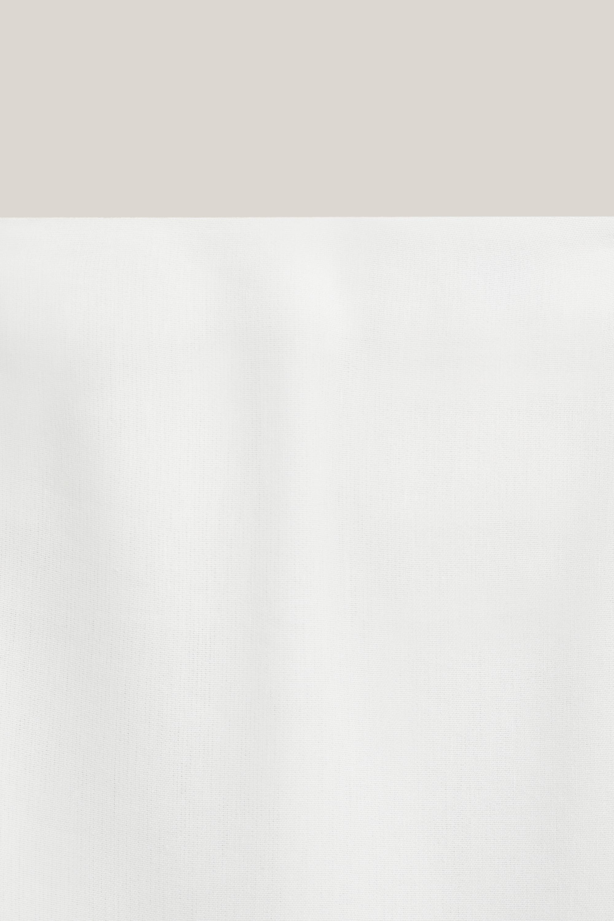 Straight linen blend midi skirt - LIMITED EDITION