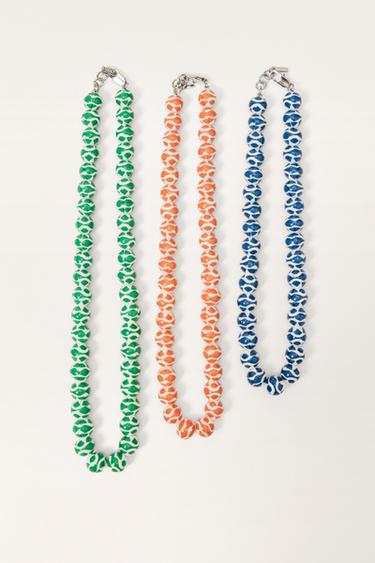 LIMITED EDITION PACK OF 3 BEAD NECKLACES - Multicoloured by Zara - Image 4
