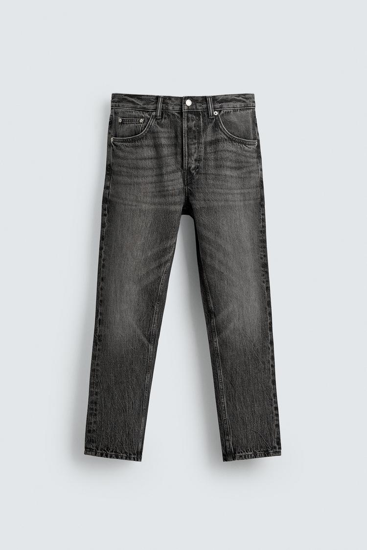 ZARA SLIM CROPPED FIT JEANS