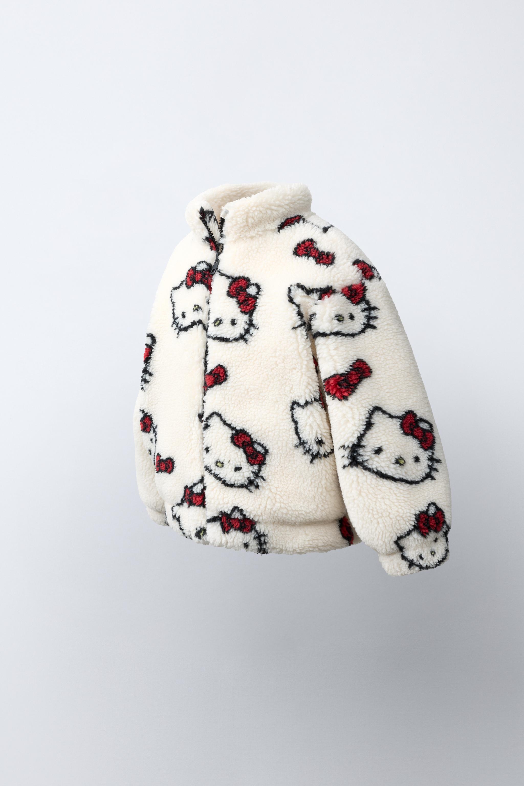 HELLO KITTY © SANRIO FAUX SHEARLING JACKET