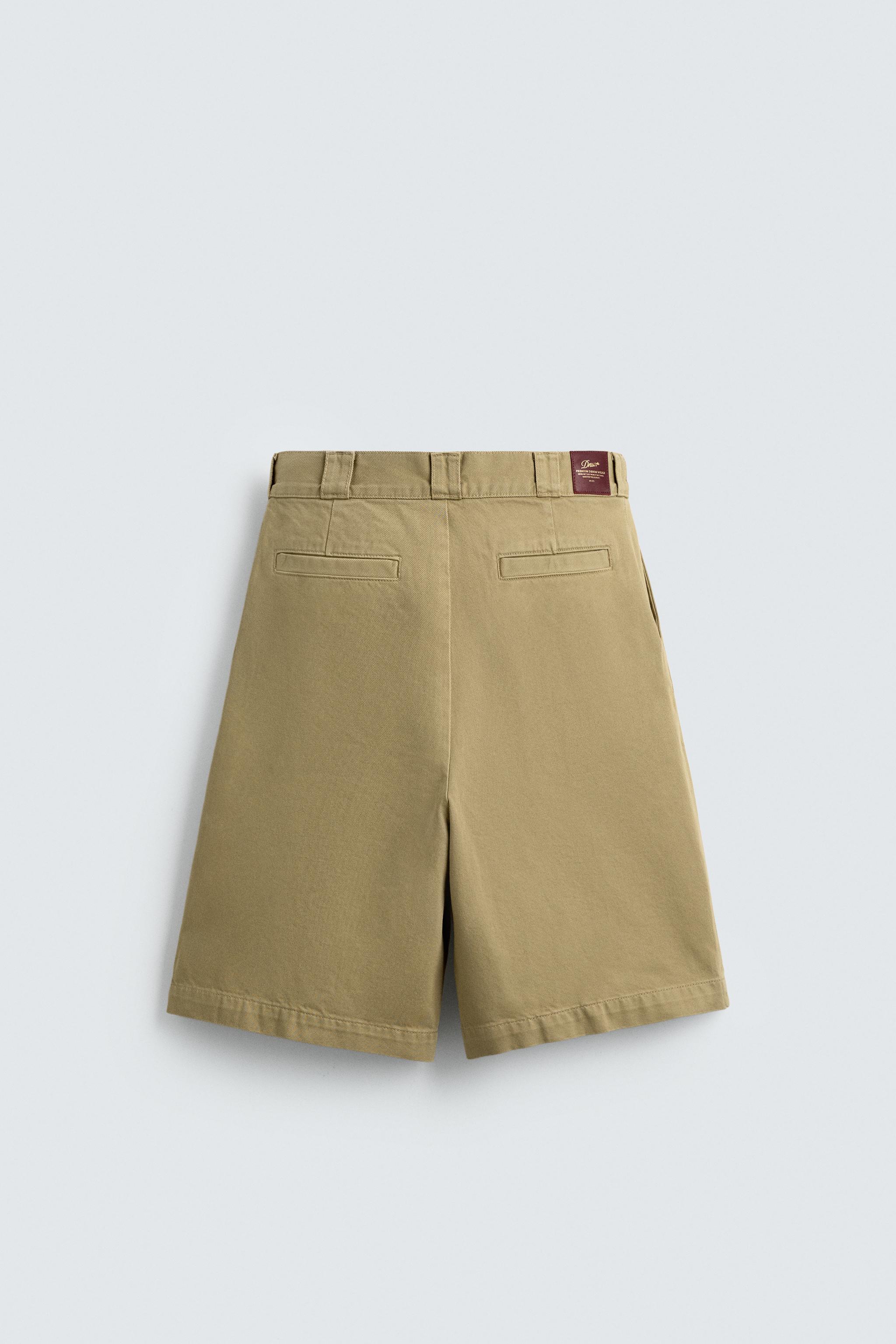 BERMUDA RELAXED FIT À PINCES
