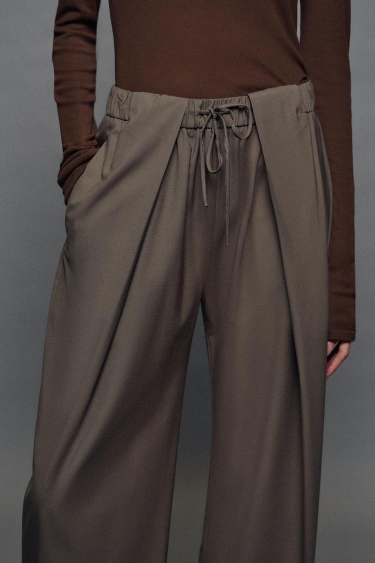 ZW COLLECTION PLEATED TROUSERS