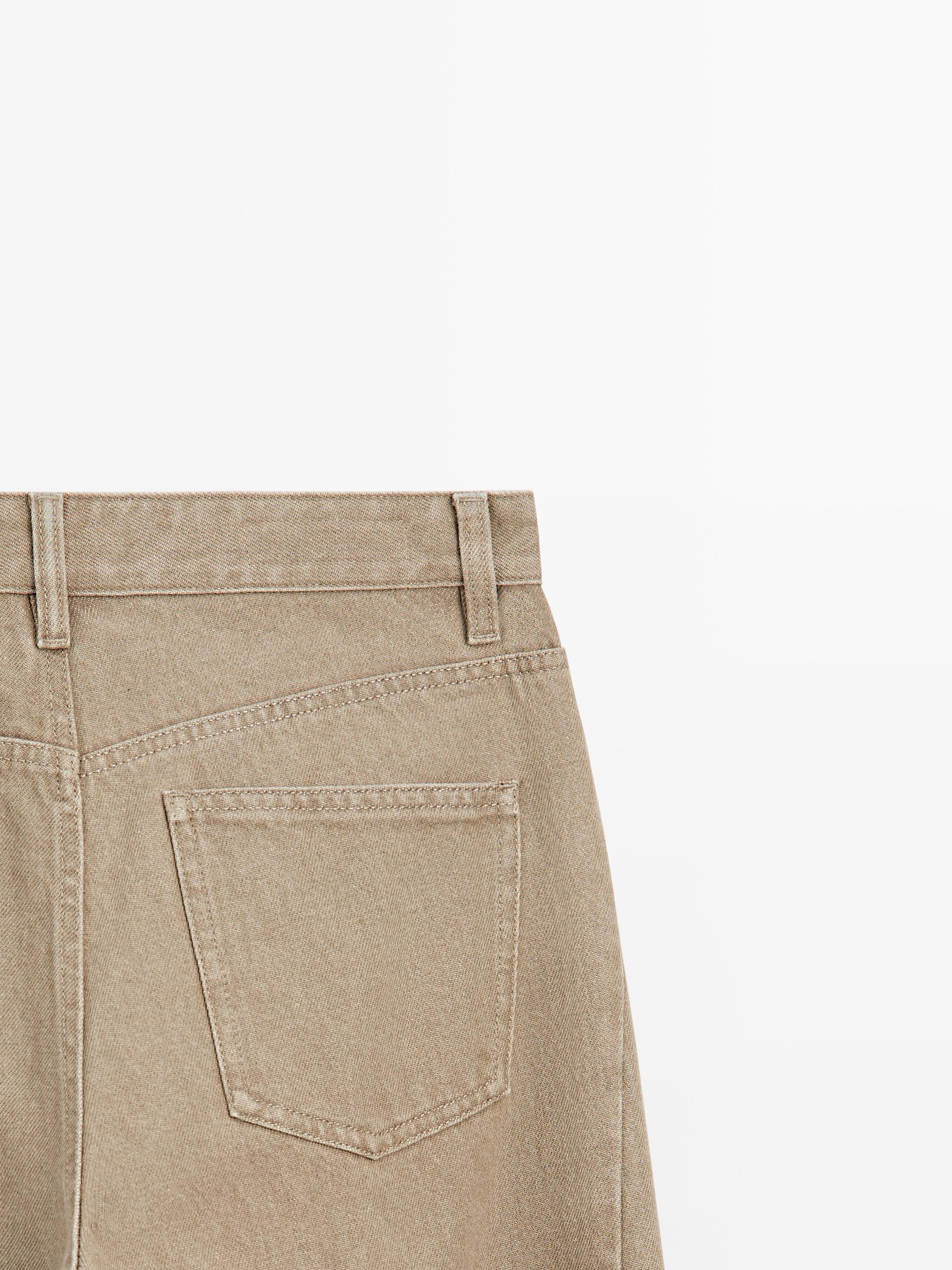 Mid-waist balloon fit jeans
