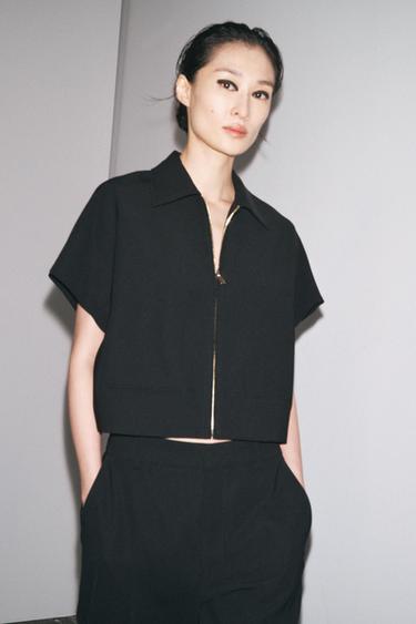 CHAQUETA CORTA ZW COLLECTION - Negro de Zara