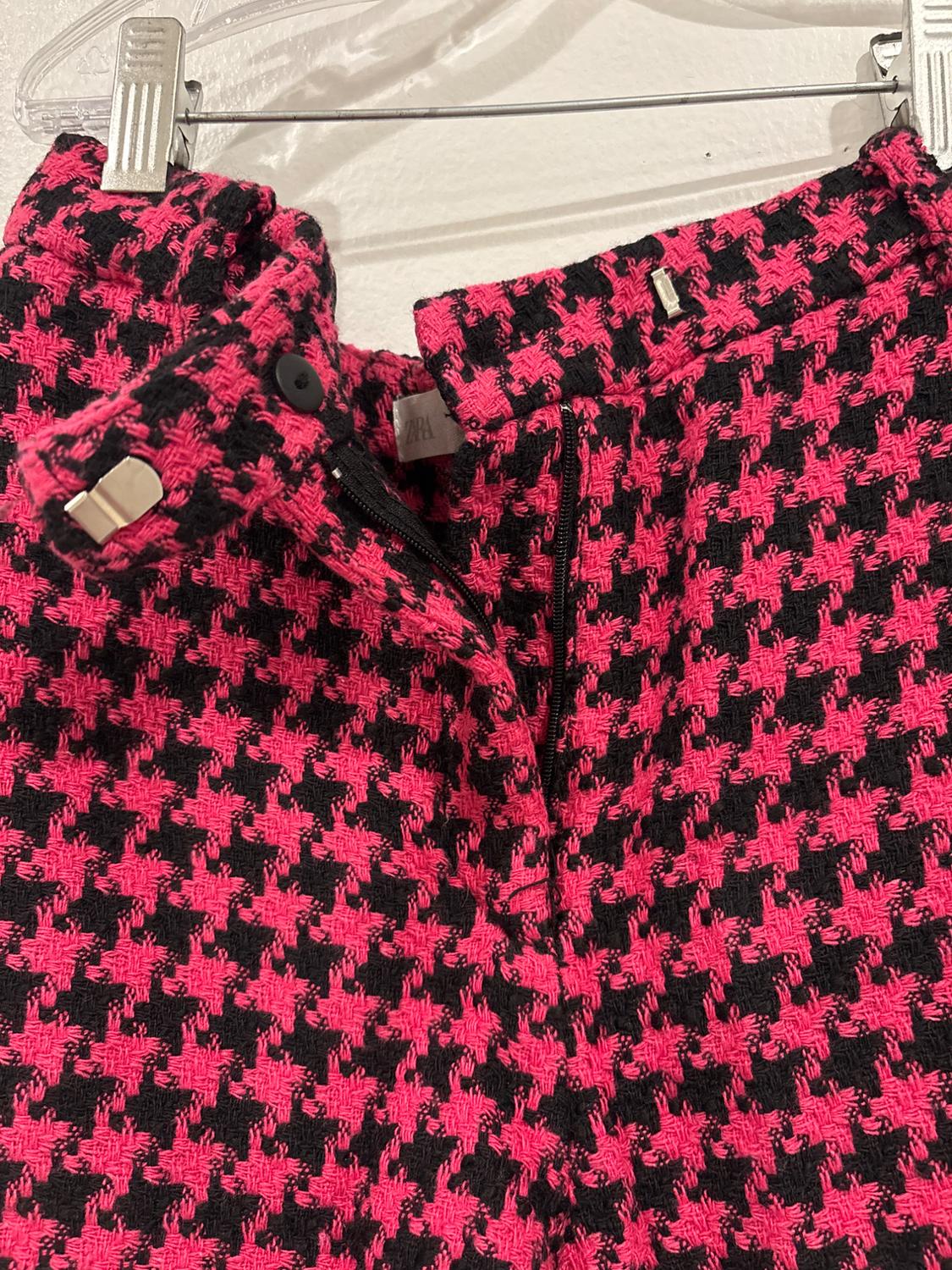 TEXTURED HOUNDSTOOTH SHORTS - Image 3