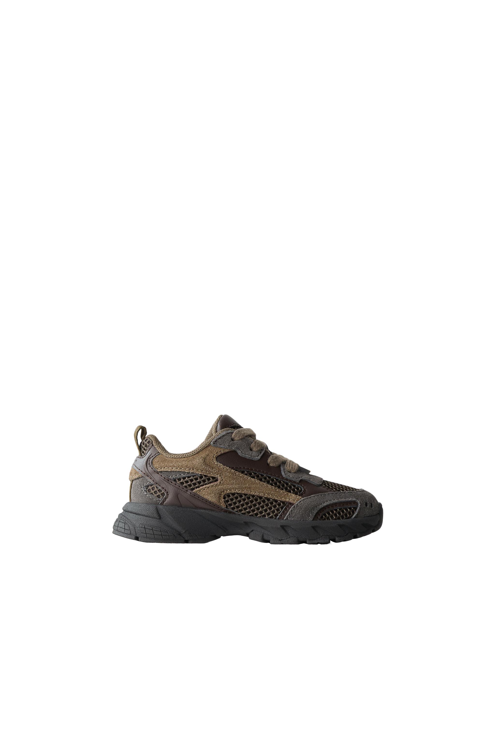 MESH SNEAKERS - Brown | ZARA United States