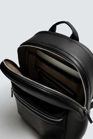 SAC À DOS TEXTURÉ - Noir de Zara - Image 4