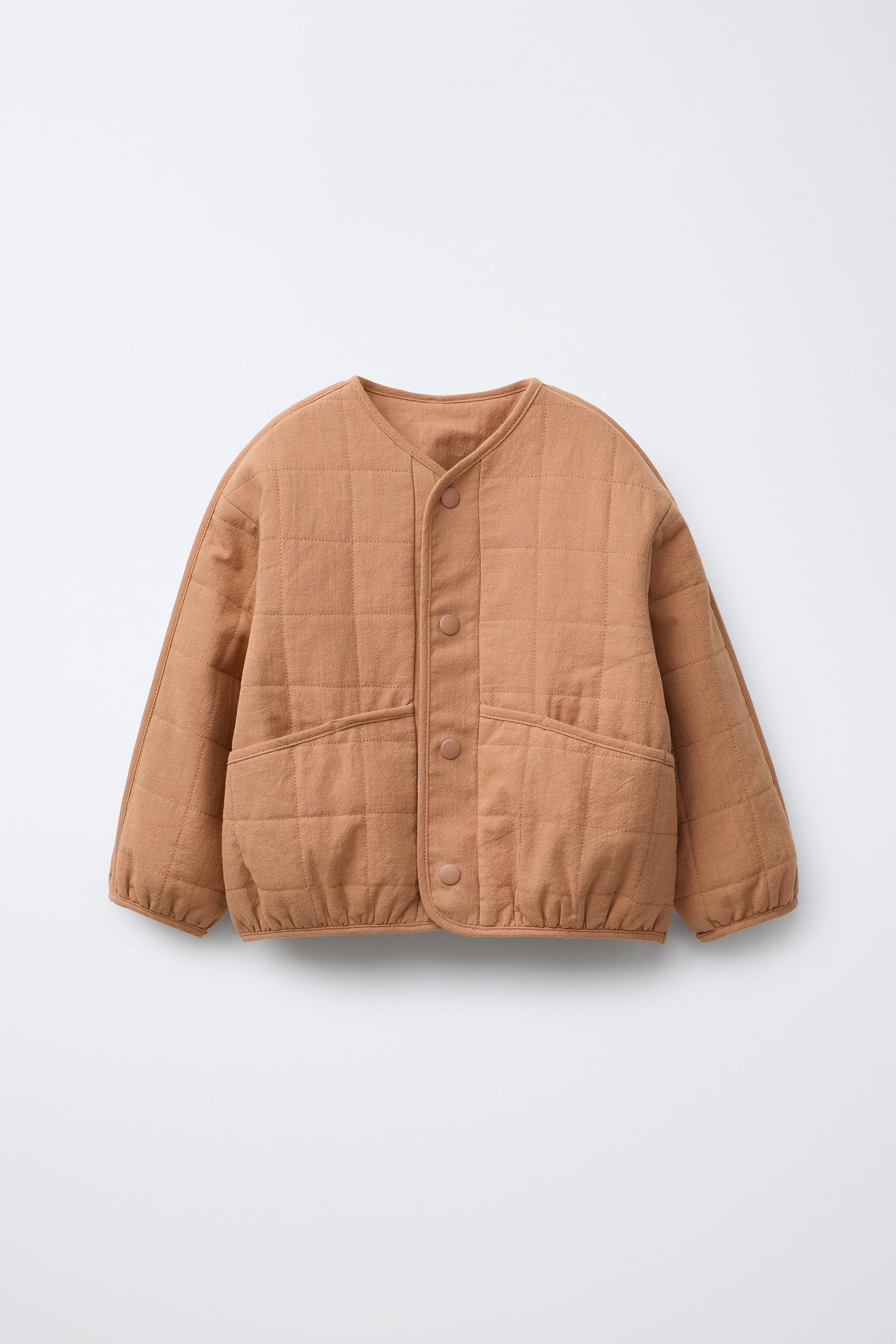 ロング パフジャケット - ゴールデンブラウン | ZARA Japan / 日本