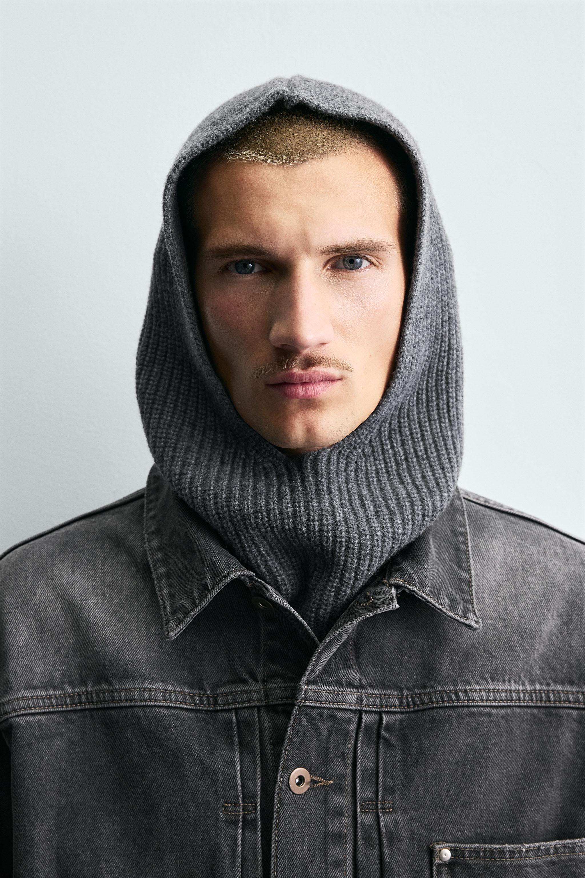 CAGOULE EN MÉLANGE DE LAINE