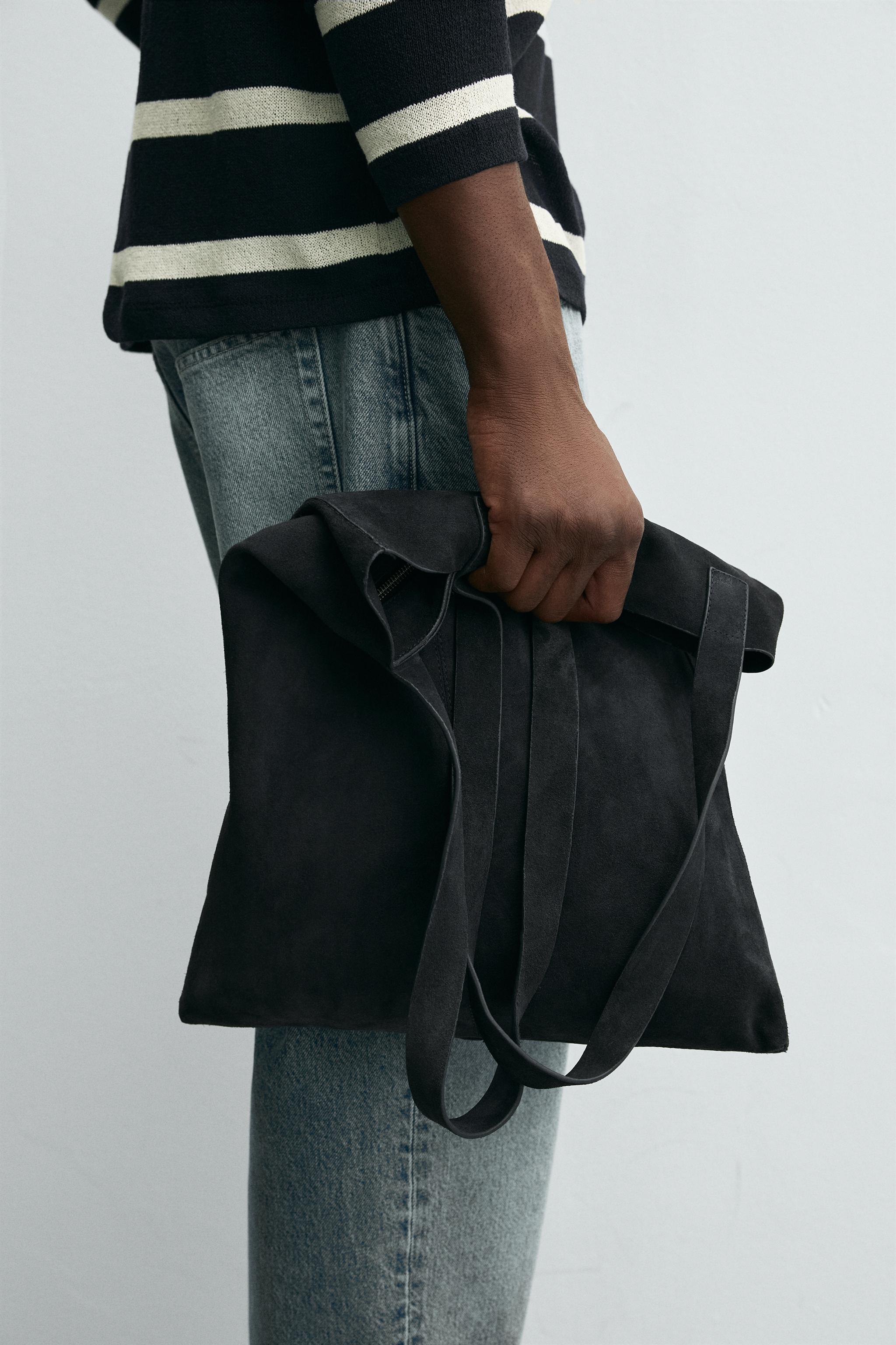 黒いジッパーポケット付きバッグ マンハッタンポーテージ（ManhattanPortage）ナイロン