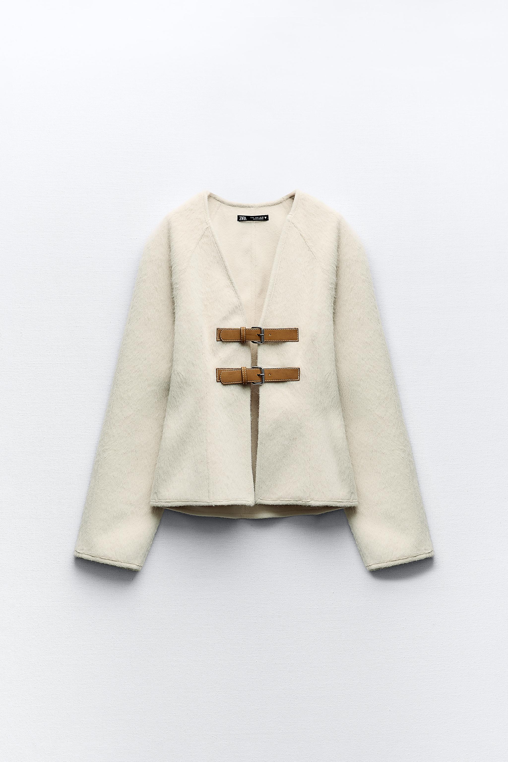 BELTED SOFT CARDIGAN - Ecru