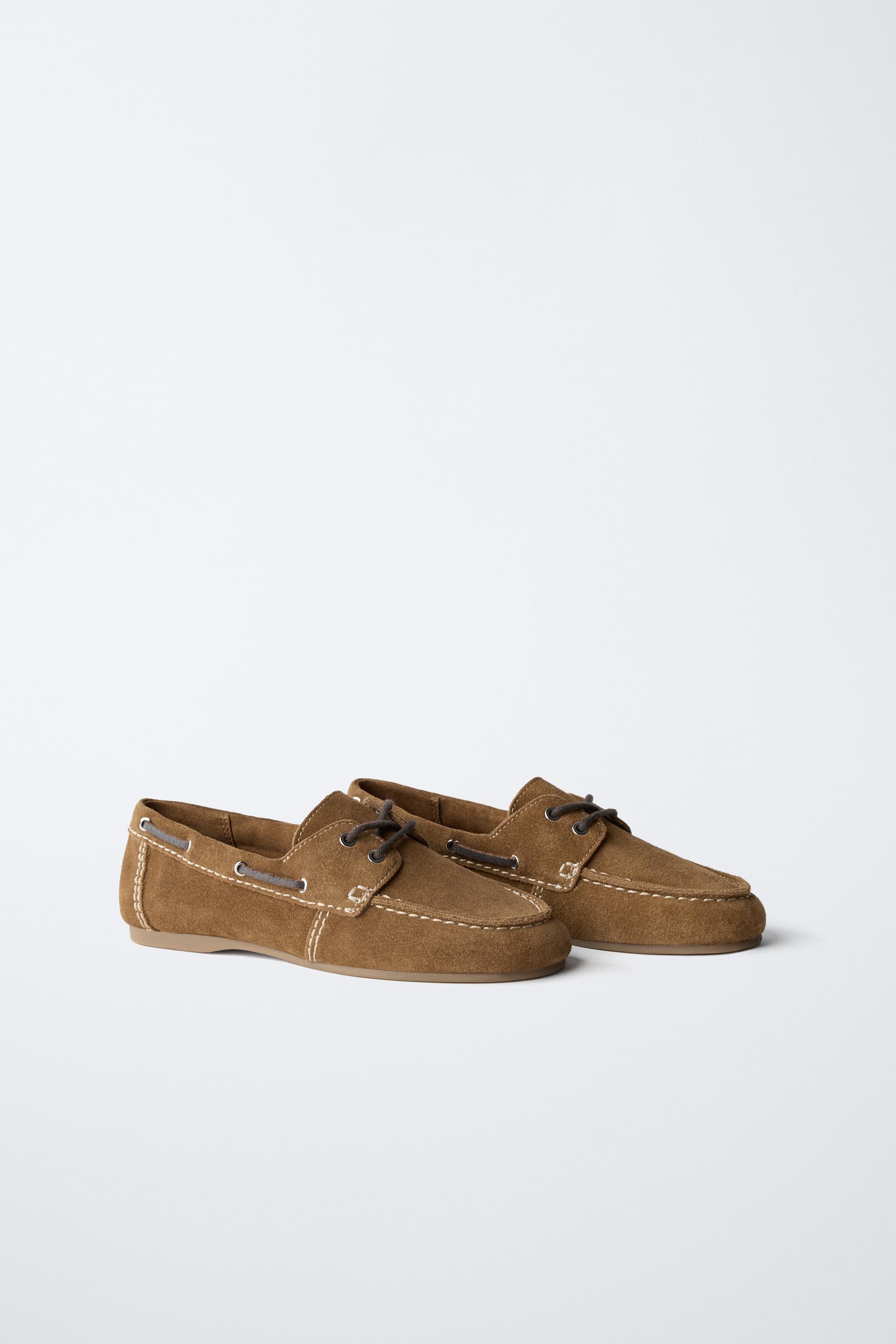 LEATHER DECK SHOES