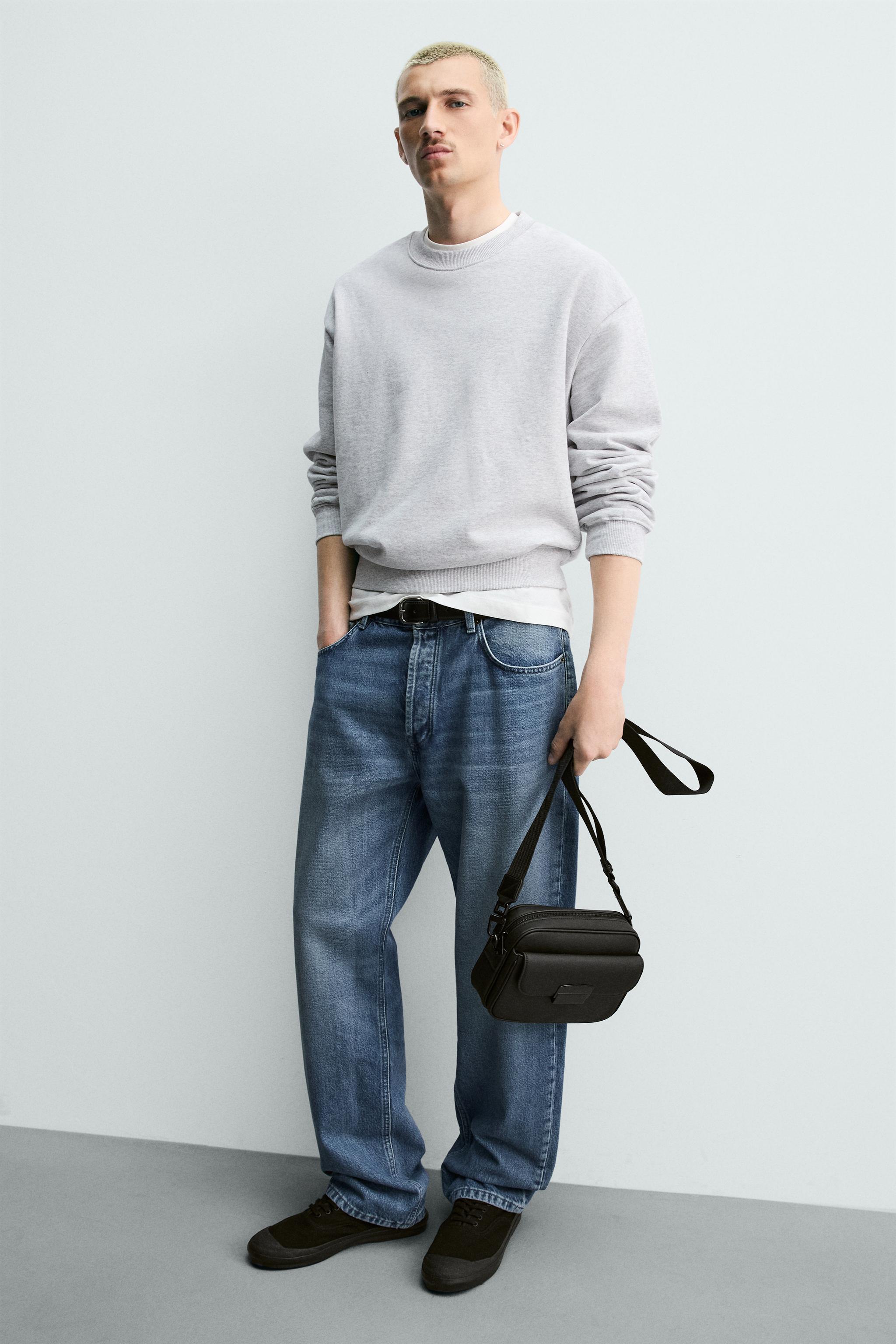テクスチャー クロスボディバッグ - ブラック | ZARA Japan / 日本