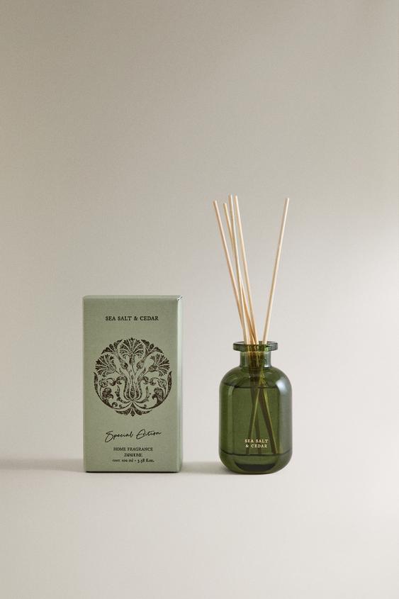 (100 ML) DIFUSOR DE AMBIENTE COM VARETAS SEA SALT & CEDAR - MIDNIGHT BLUE da Zara - Imagem 0