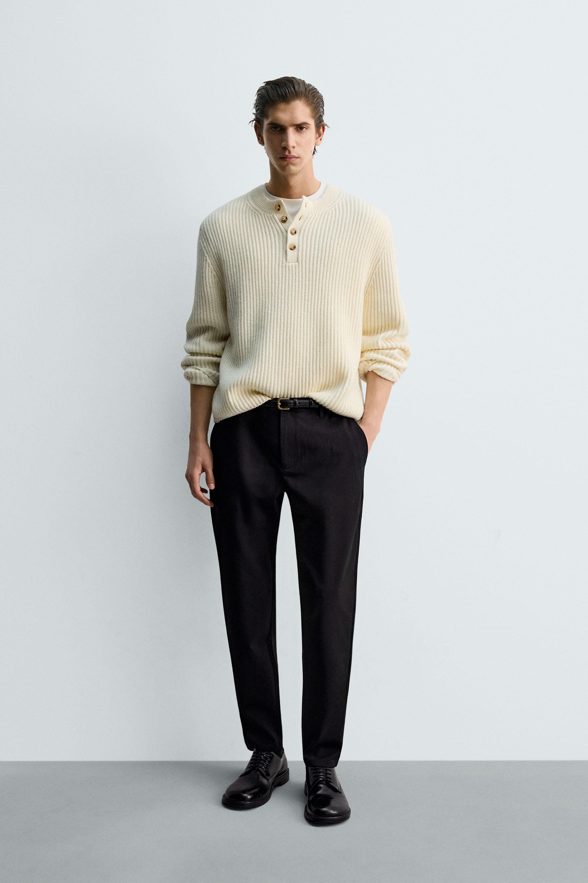 SLIM FIT COMFORT TROUSERS