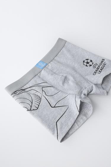 6-14 ANS/ LOT DE DEUX BOXERS UEFA CHAMPIONS LEAGUE ® - Gris chiné de Zara - Image 4