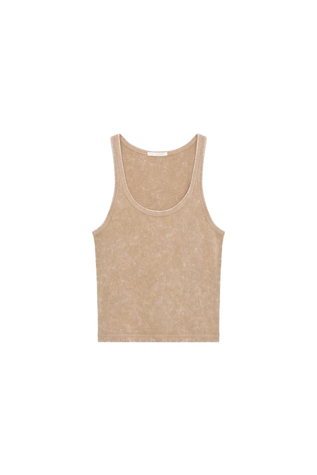 RUSTIC SLEEVELESS T-SHIRT - image 3
