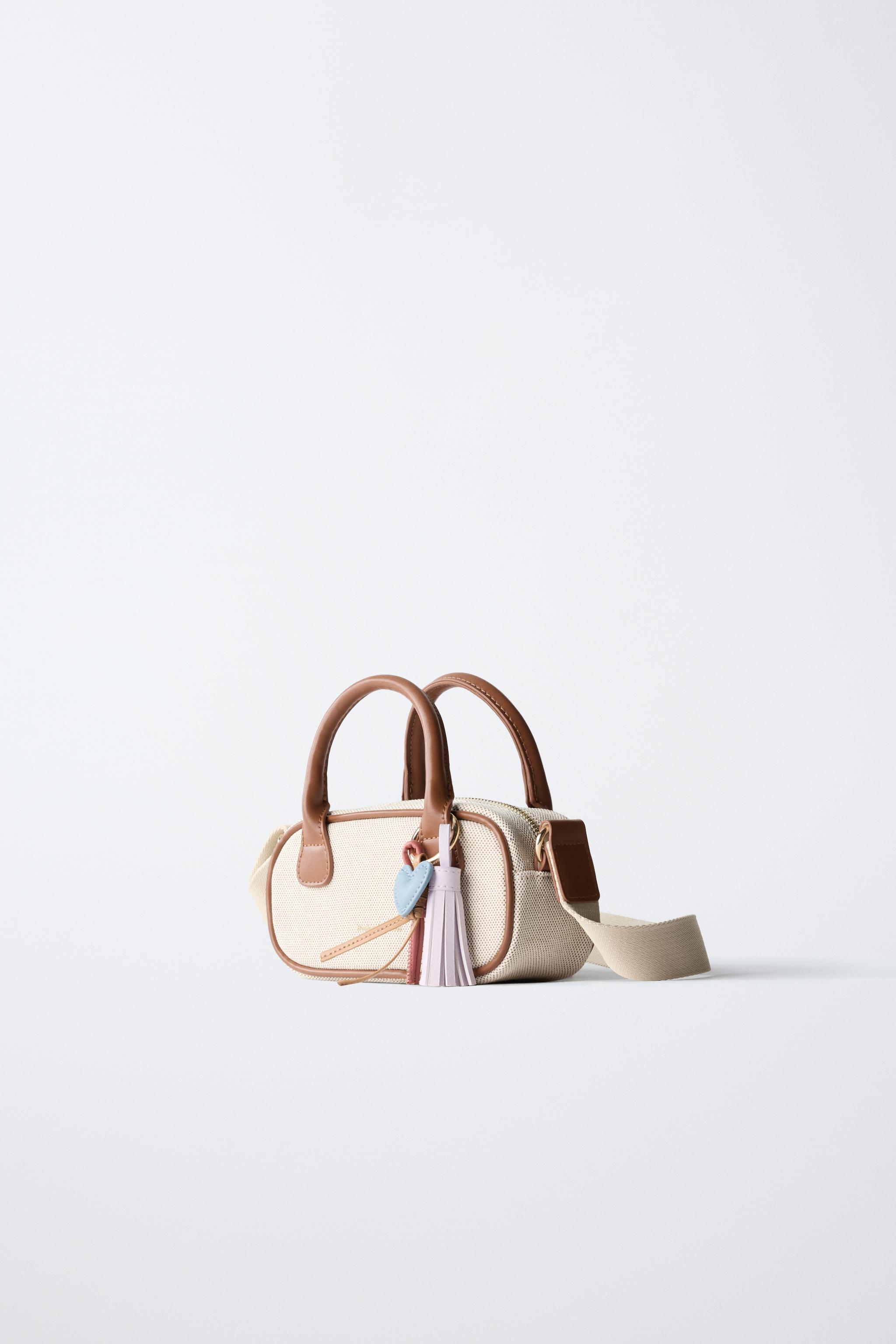 ZARA【NEW】L HANDLE MINI BOWLING BAG MINI BOWLING CROSSBODY BAG - Brown | ZARA Canada