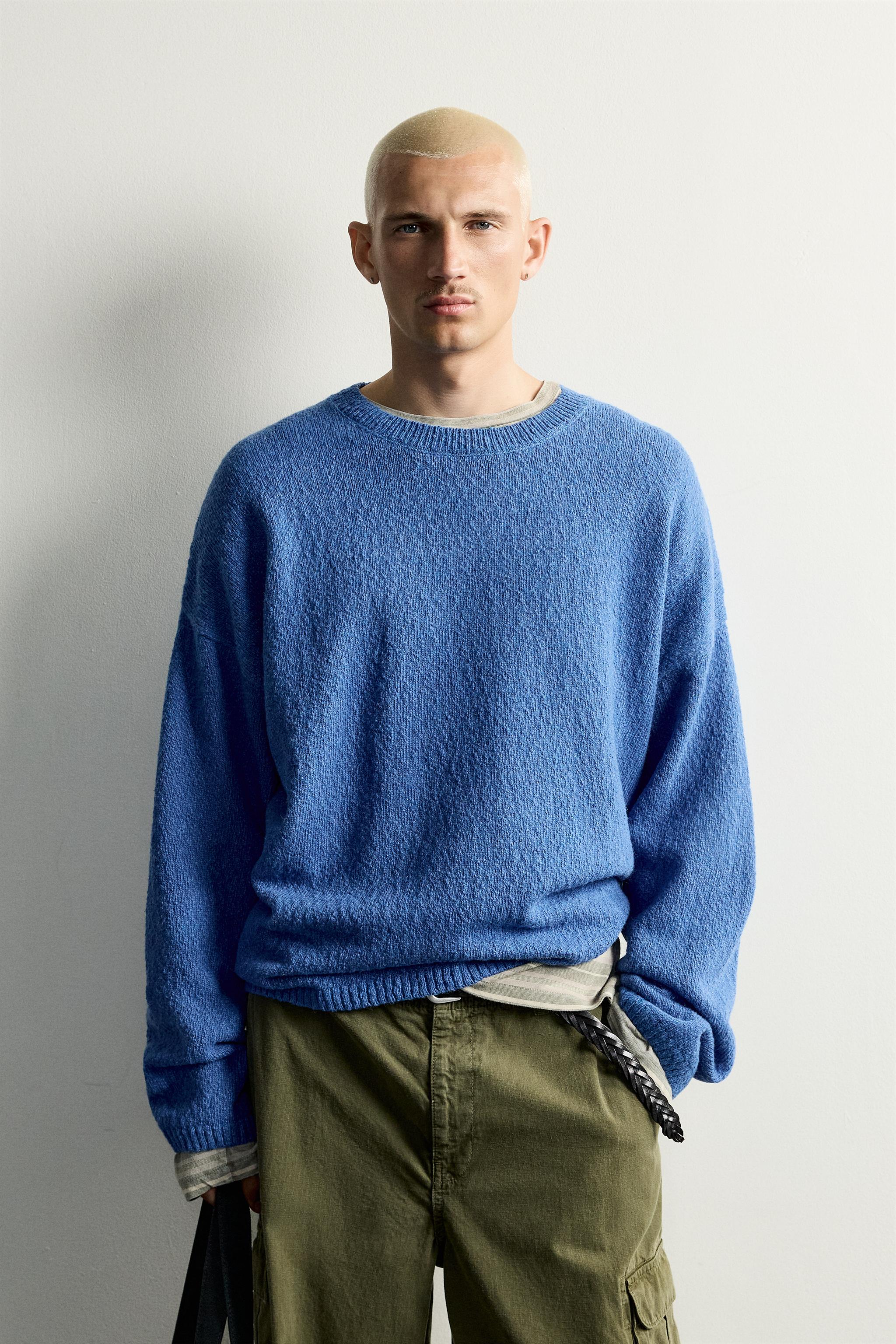 RELAXED FIT BOUCLÉ STRUCTURE SWEATER