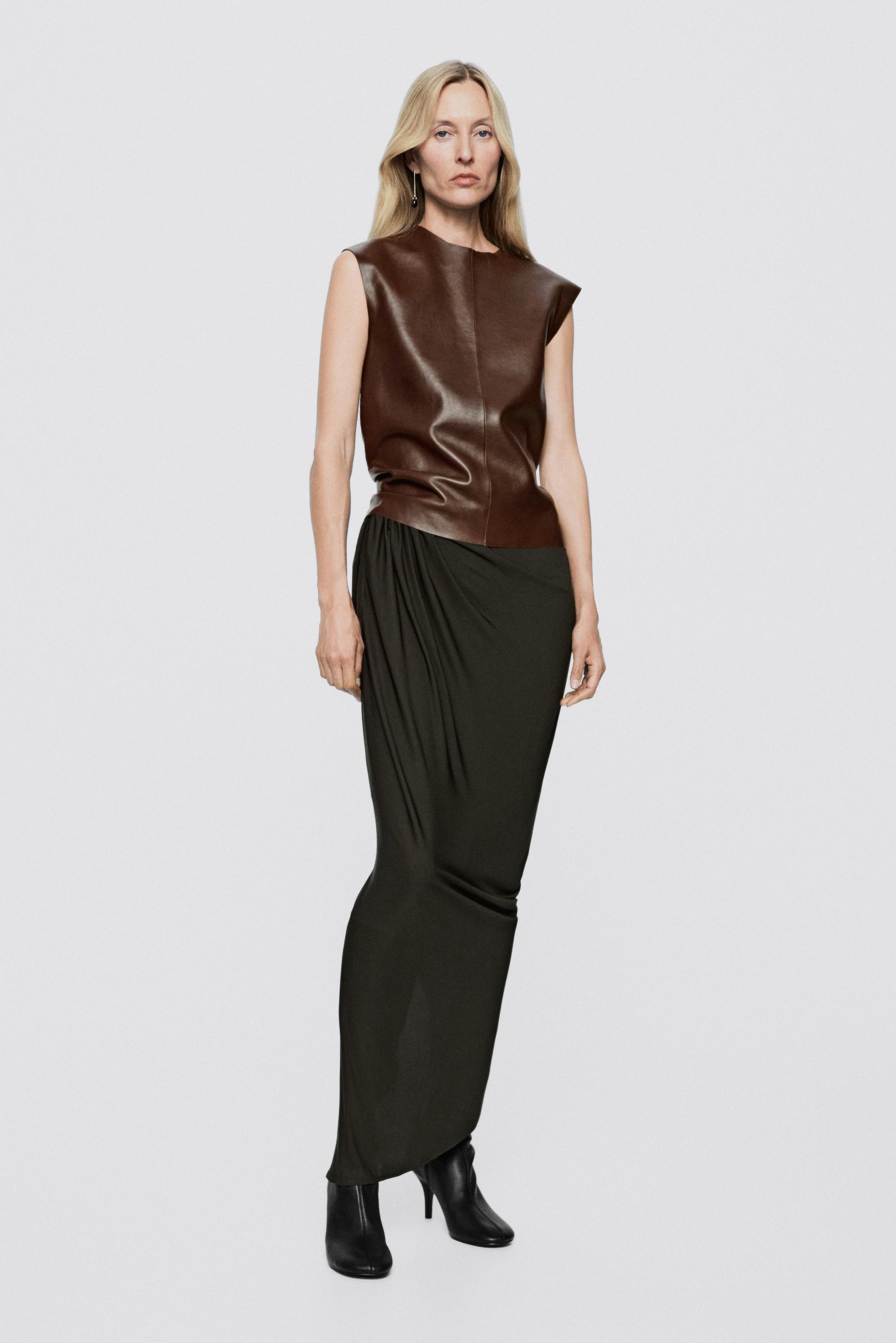 Draped midi skirt - LIMITED EDITION