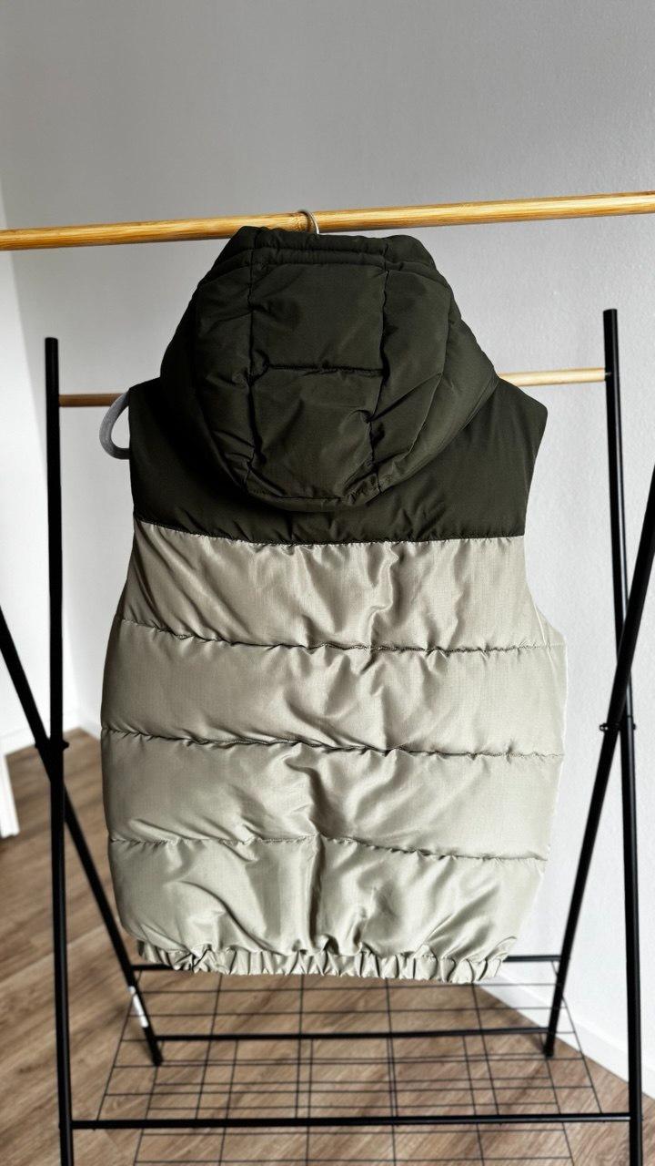 CONTRAST PUFFER GILET - Image 2