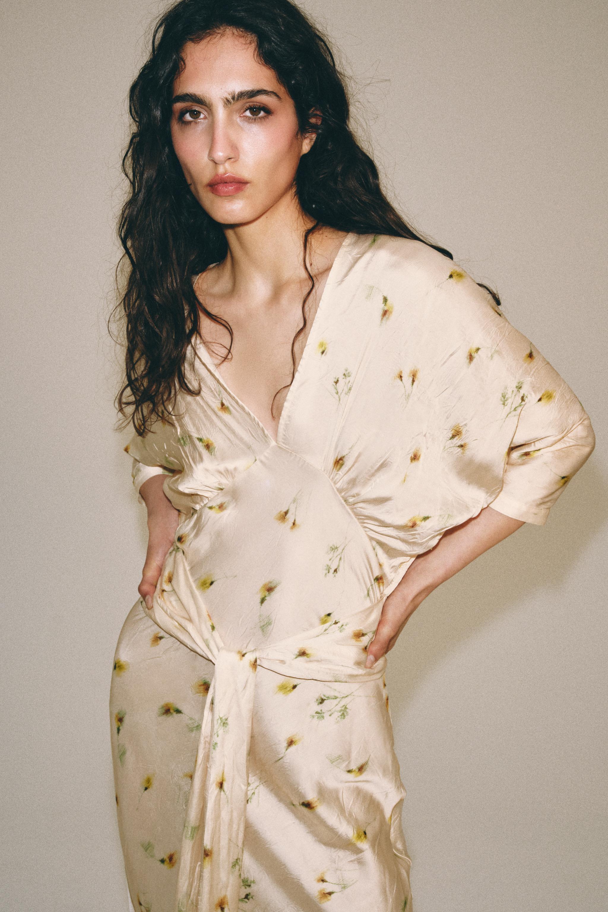 Женские платья Zara ZW COLLECTION PRINTED MAXI DRESS — фото 2