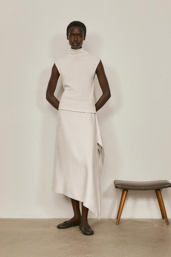 Silk pareo skirt - LIMITED EDITION from Zara - $390