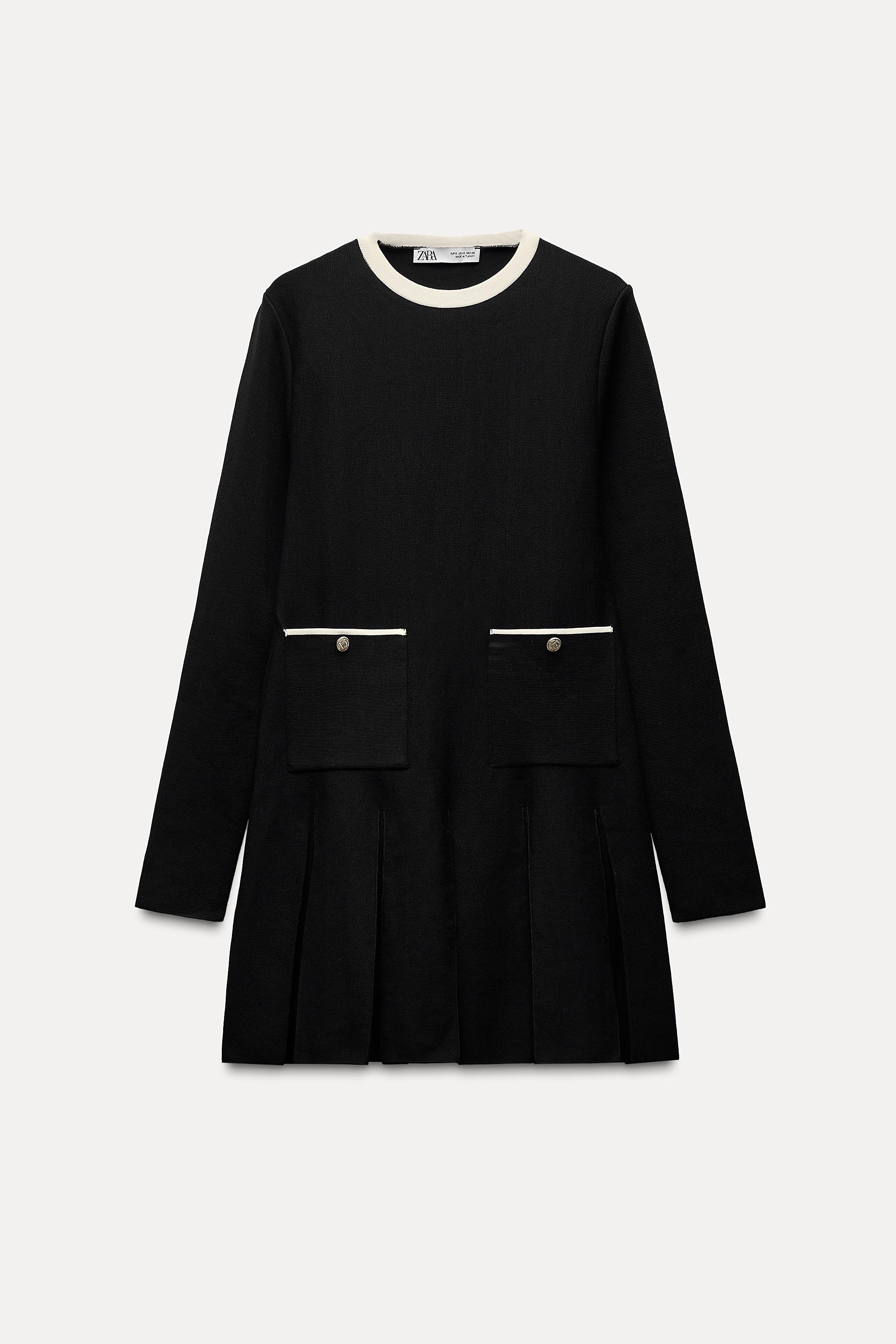 ZARA outlet BOX PLEAT BLAZER DRESS