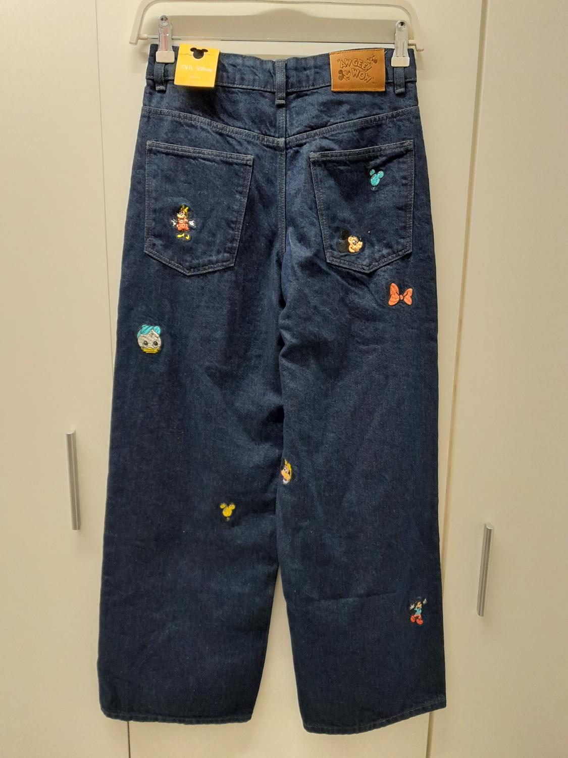 EMBROIDERED WIDE-LEG JEANS HARRY LAMBERT FOR ZARA X DISNEY - Image 2