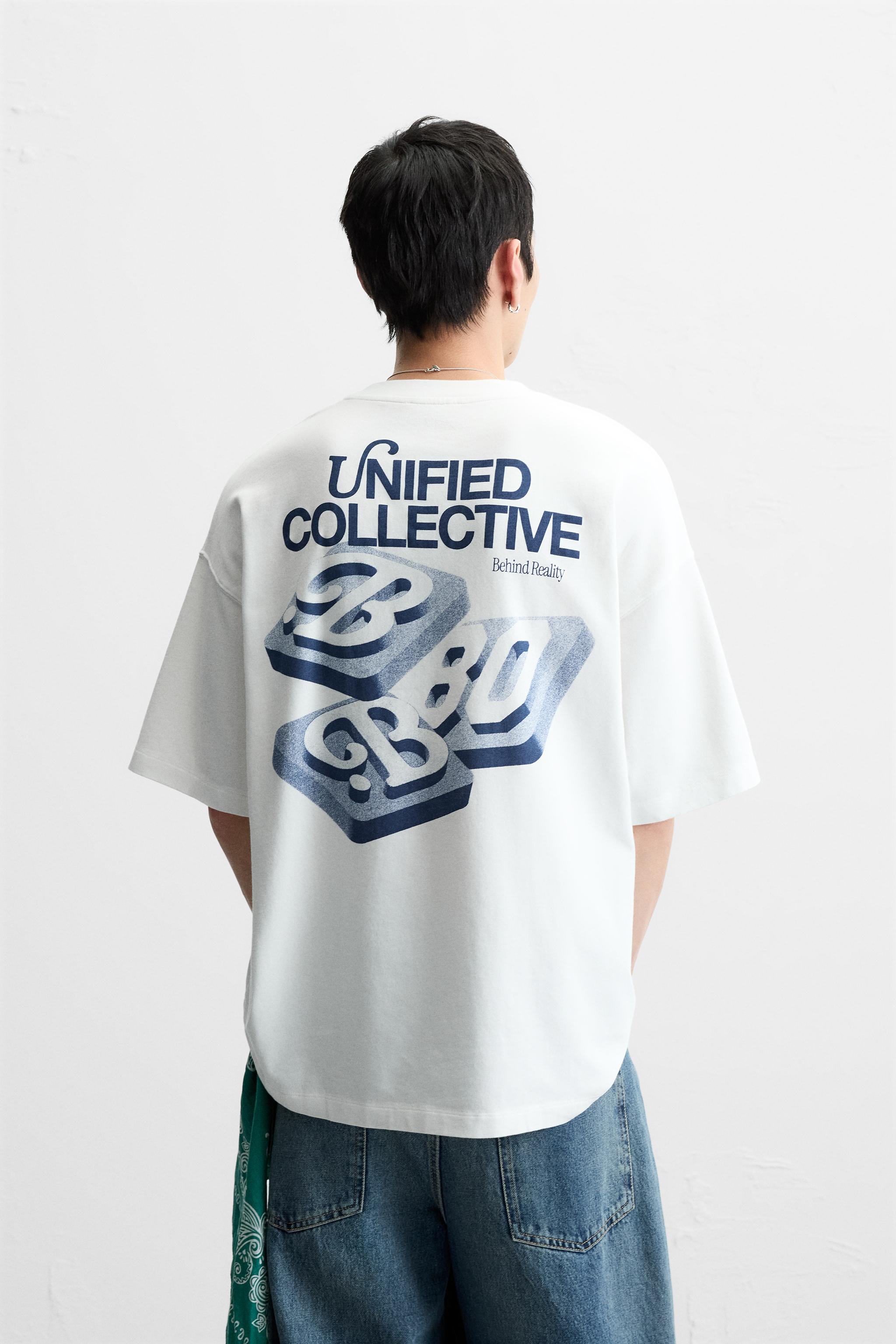 COMBINED PRINT T-SHIRT - White | ZARA Canada