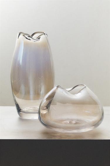 VASE HAUT À COL IRRÉGULIER - Perle / Beige de Zara - Image 5