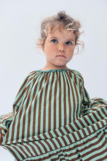 2-14 YEARS / LIMITED EDITION WAVY STRIPE DRESS - striped by Zara - Image 6