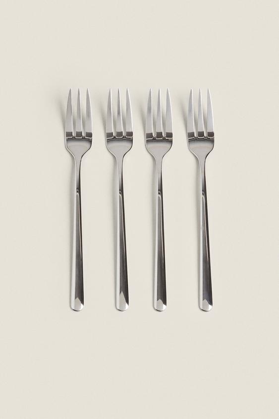 PACK TENEDORES POSTRE ACERO BRILLO (PACK DE 4) - Multicolor de Zara - Imagen 0