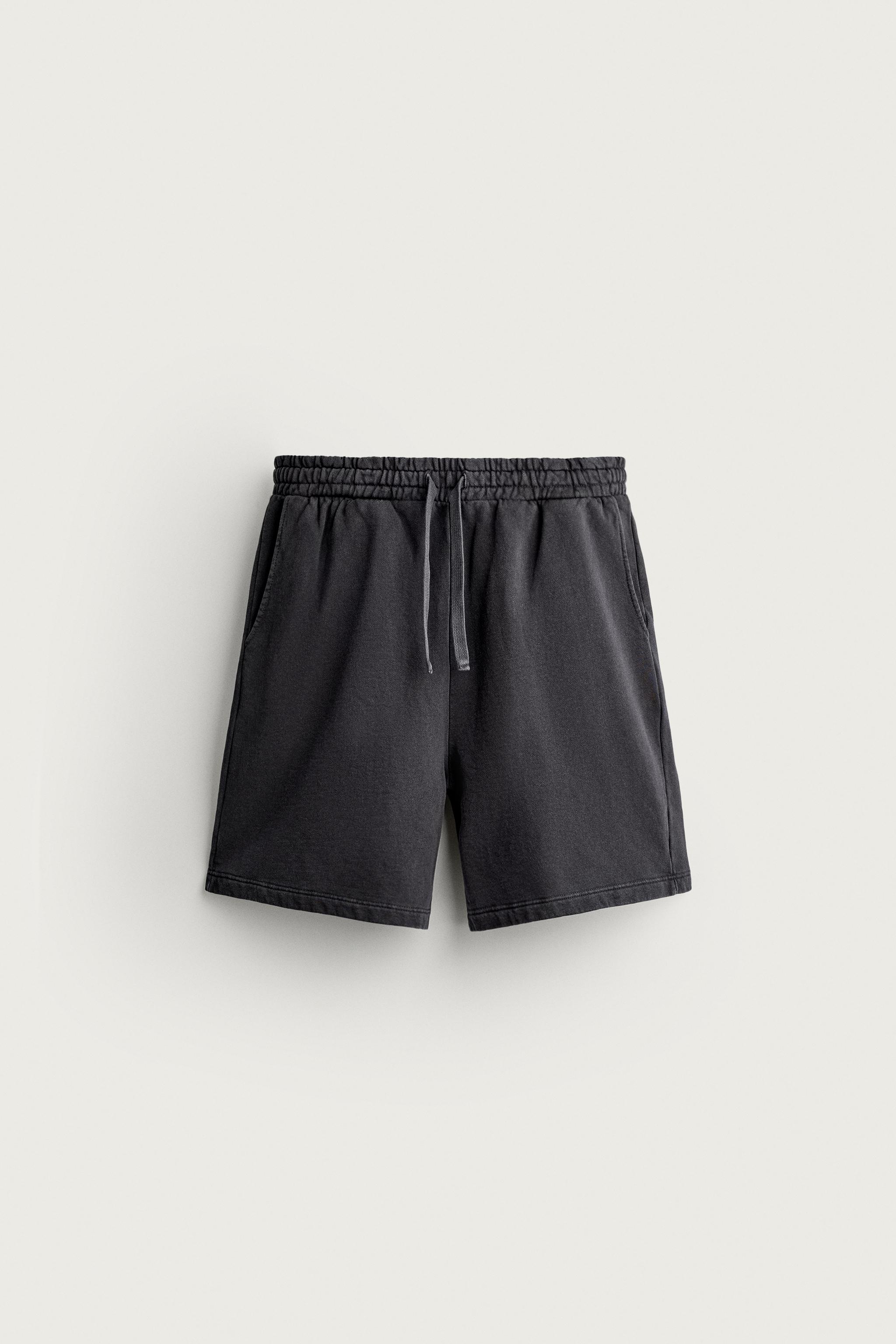 BASIC WASHED SWEATSHORTS
