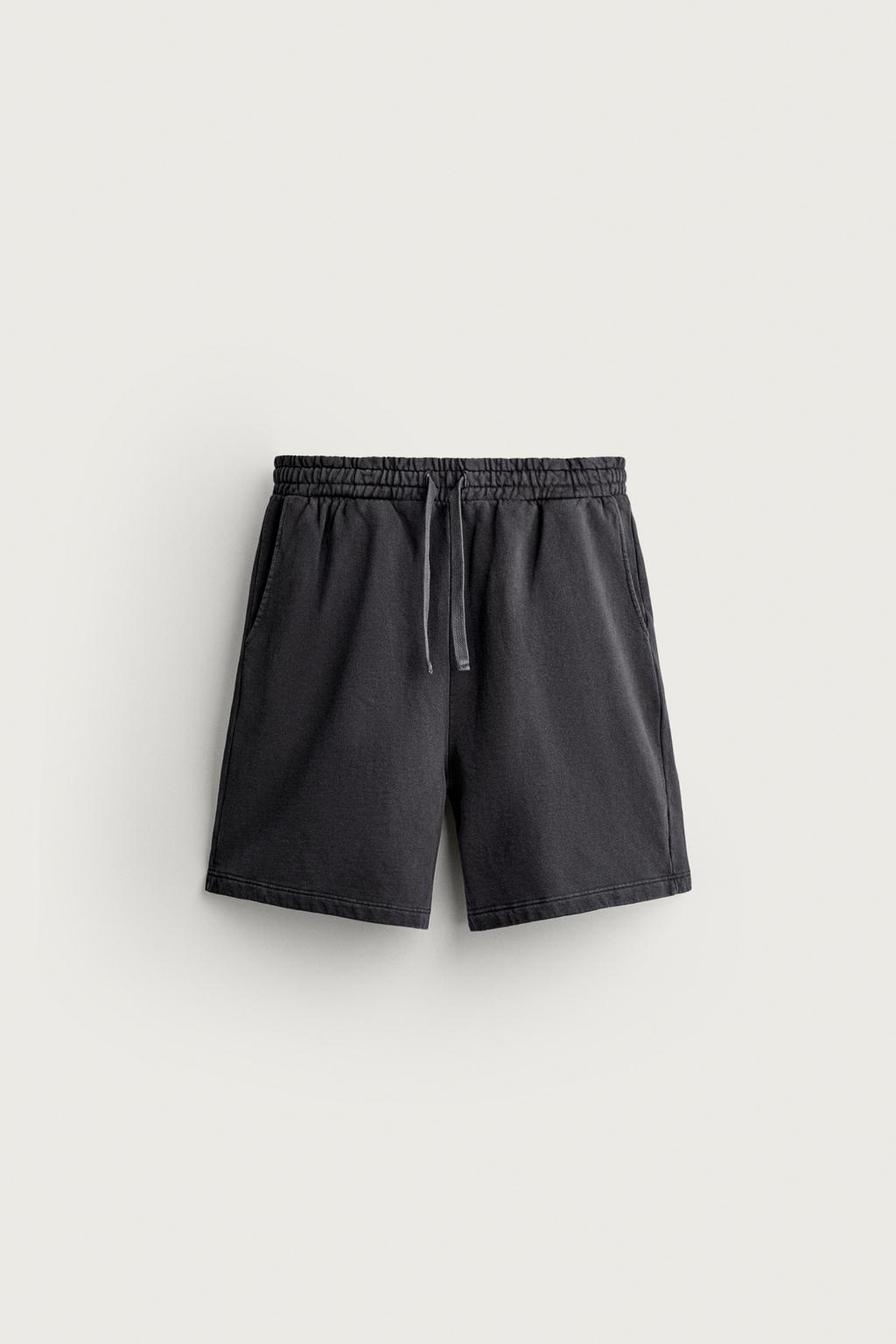 BASIC FADED JOGGER BERMUDA SHORTS