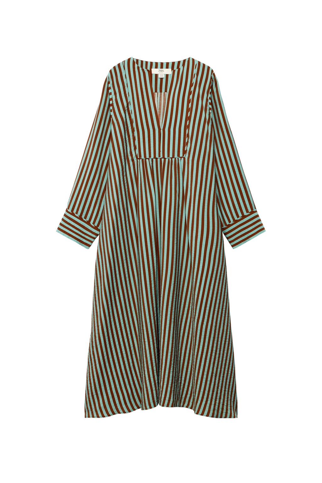 LIMITED EDITION STRIPED KAFTAN DRESS - image 4